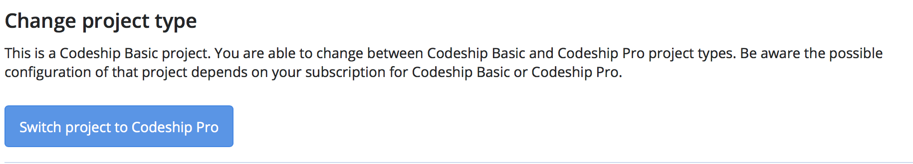 Selecting CloudBees CodeShip Pro