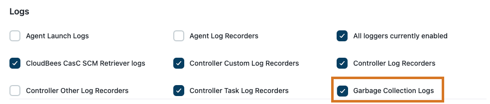 GC log collection