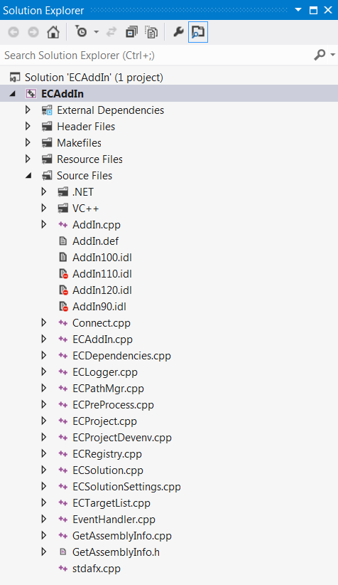 image using visual studio jobcache