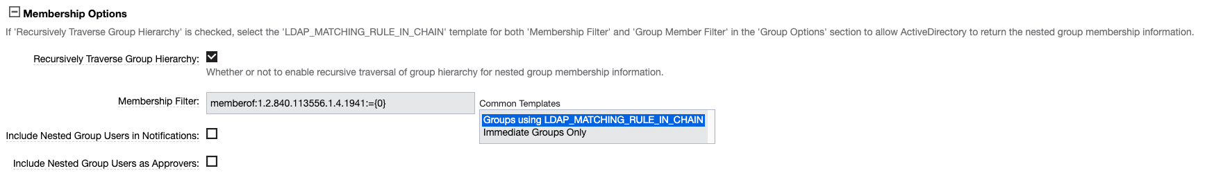 Membership Filter