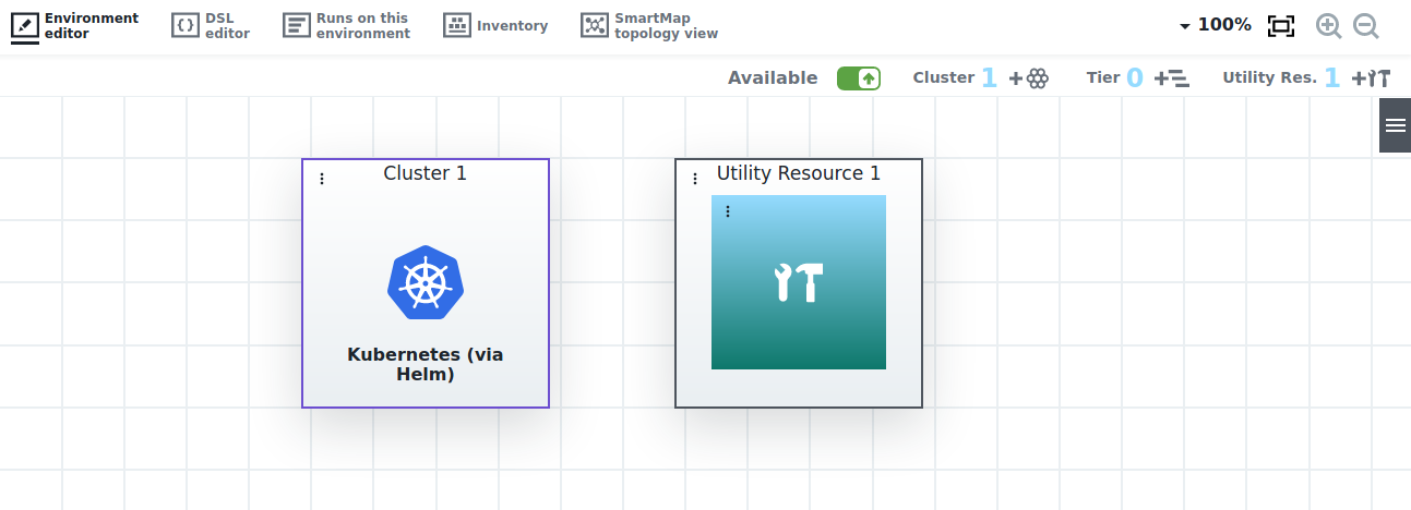 Create cluster and utility resource