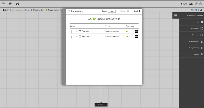 input parameters features