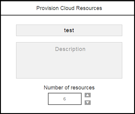 resource template cloud resources pool