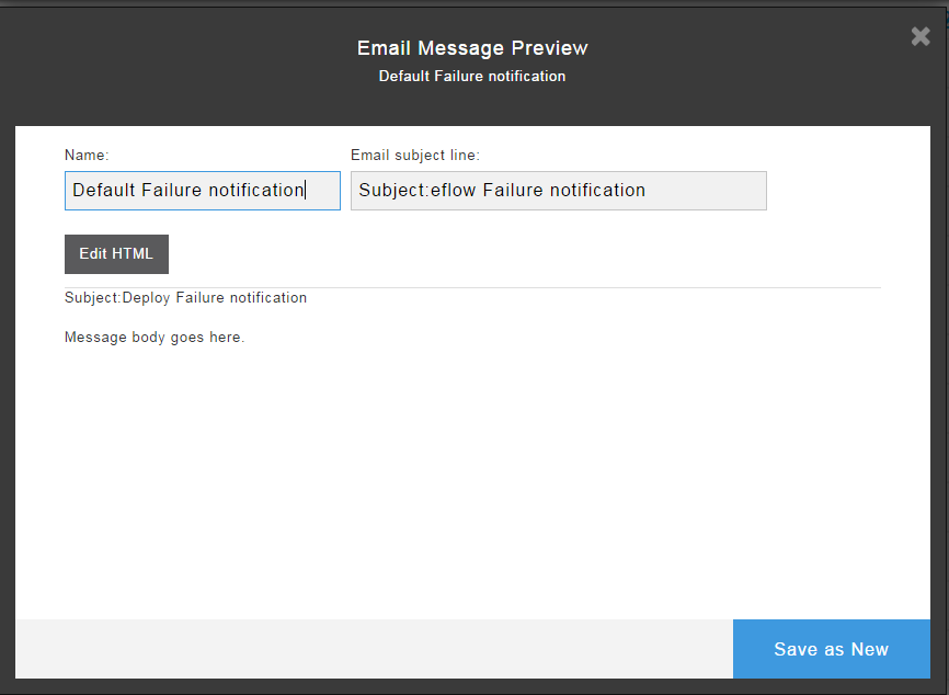 email message preview