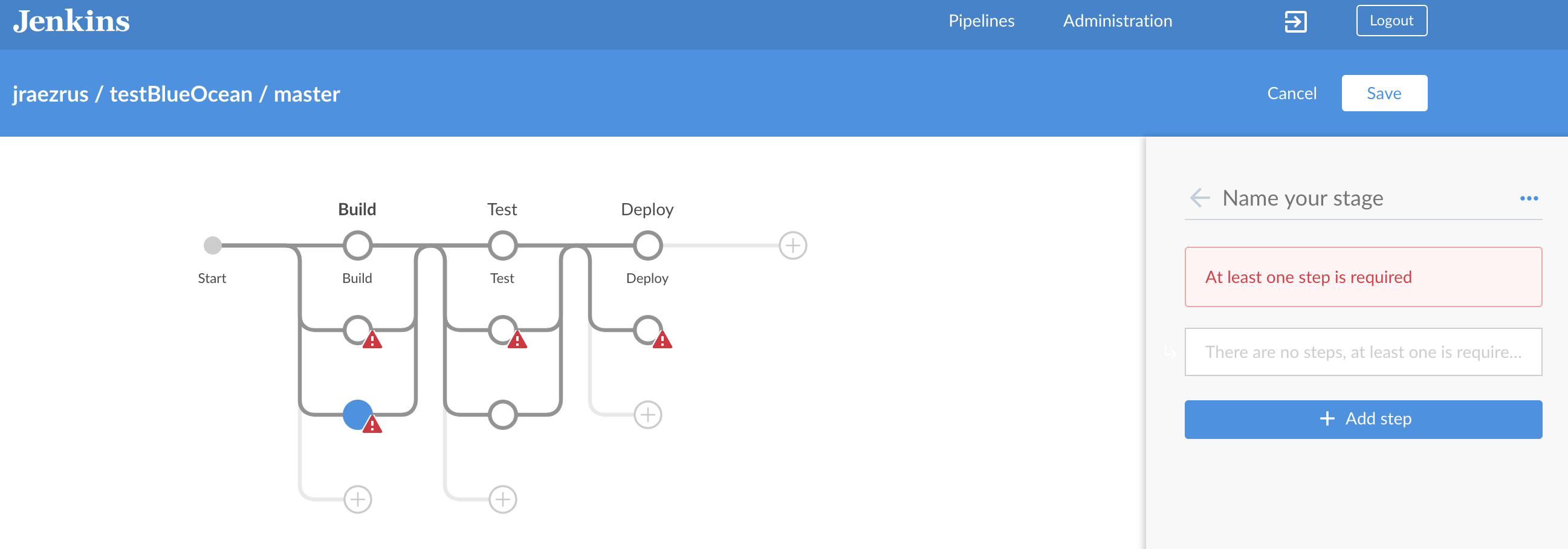 Pipeline Visual Editor