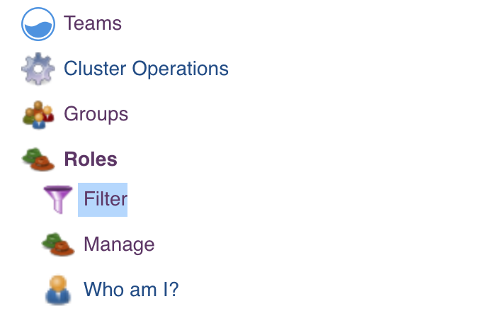 team controller config roles filters