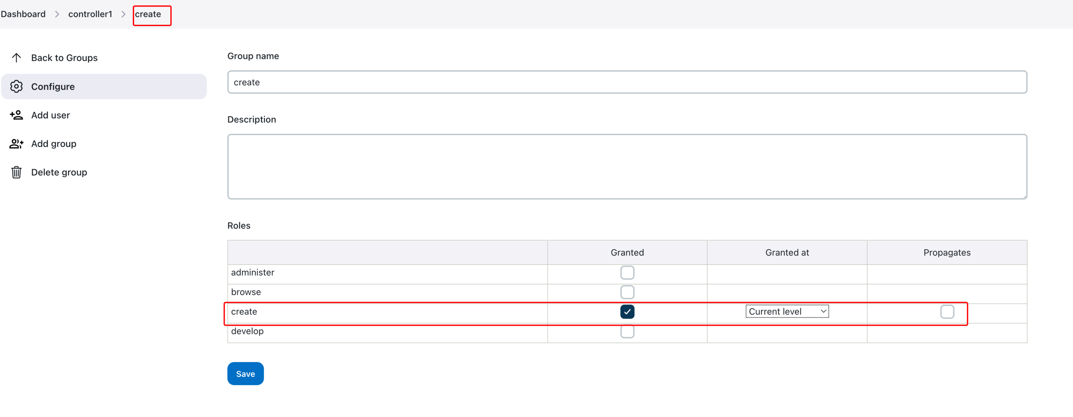 Create Role assignment