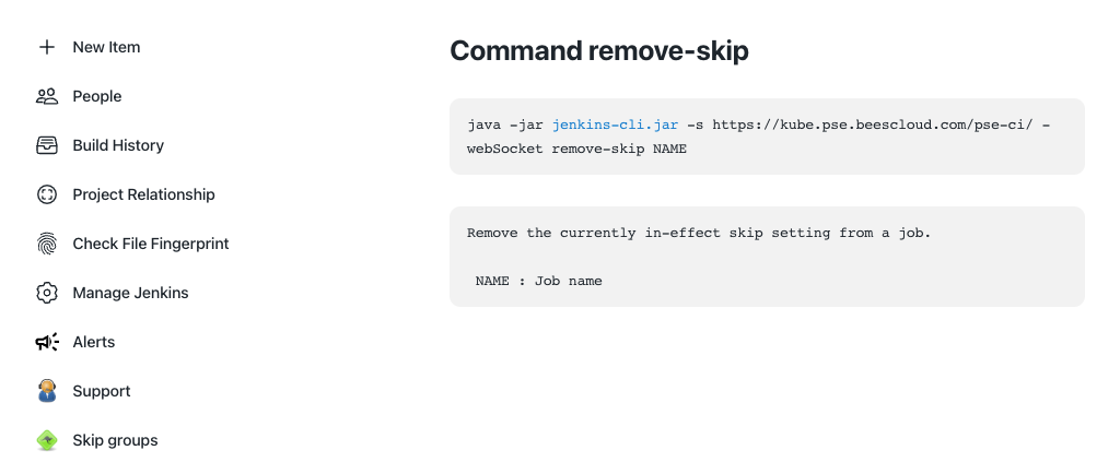 Command remove-skip
