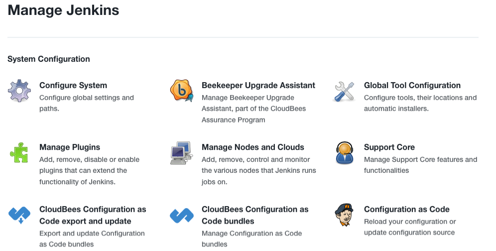 CloudBees Configuration as Code export and update