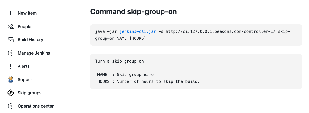 Command skip-group-on