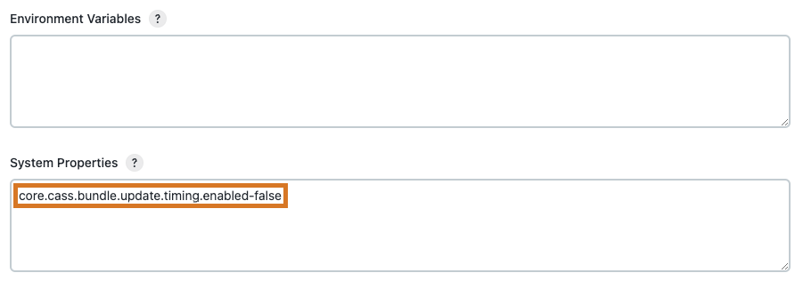 Disable Bundle Update Timing system property