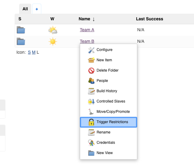 trigger restrictions highlighted