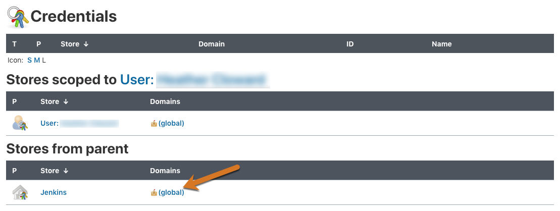 Select global domain