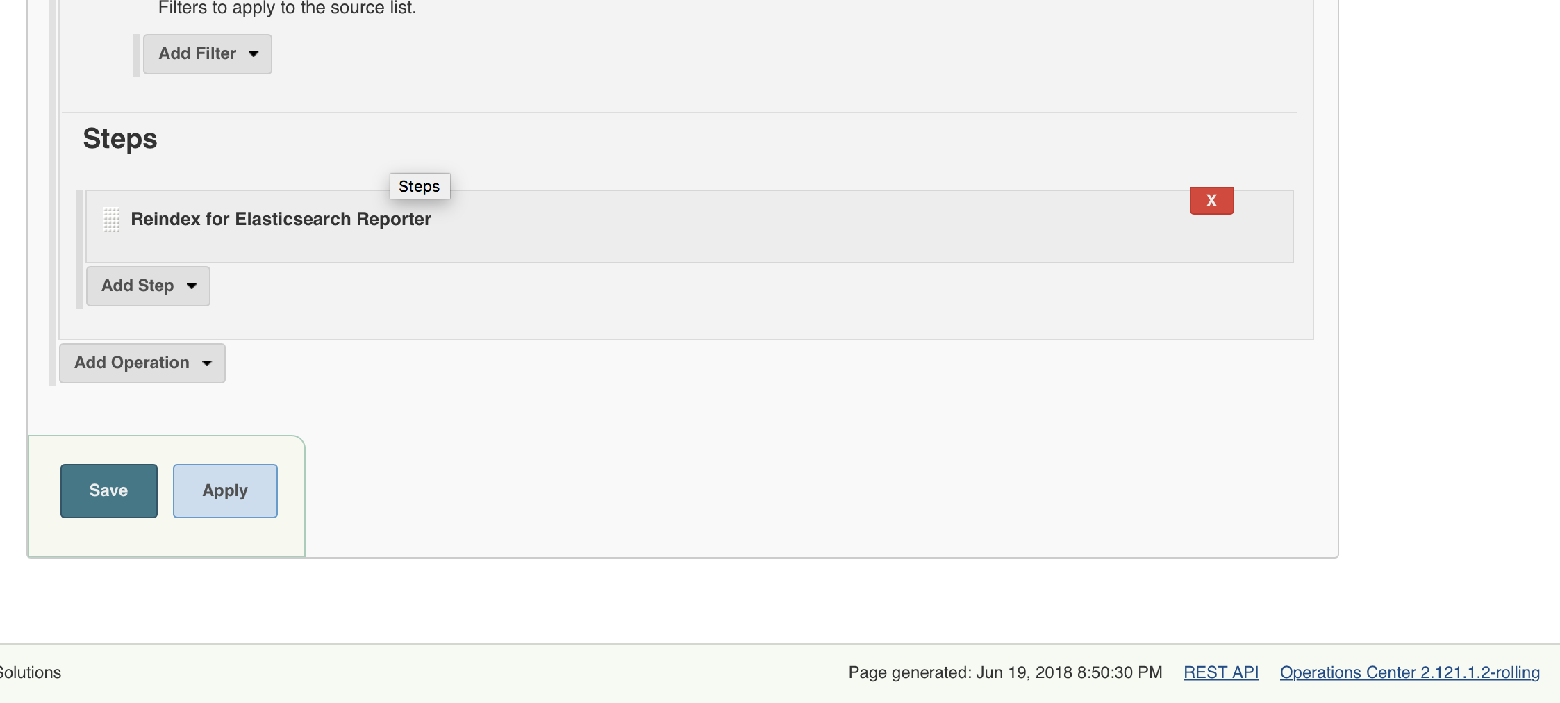 Figure 24. Completed reindex cluster operations job