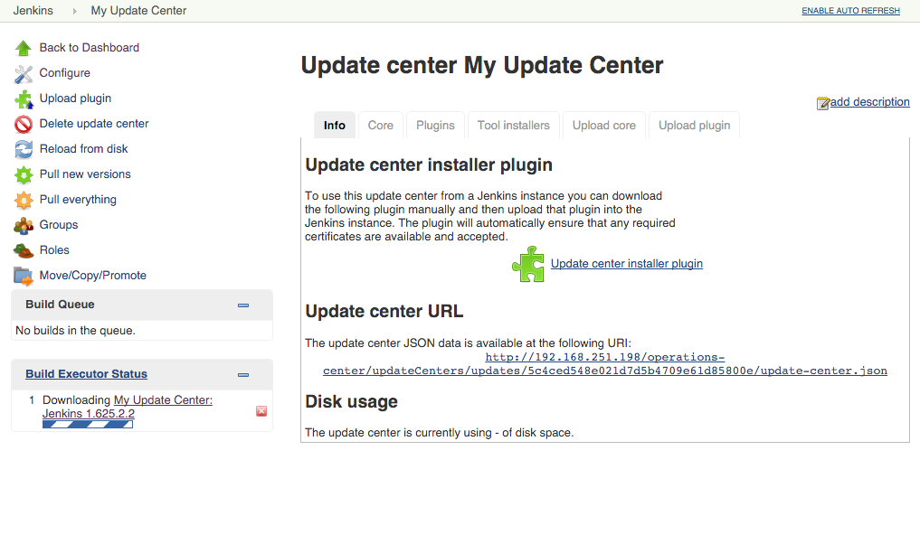 uc core downloading