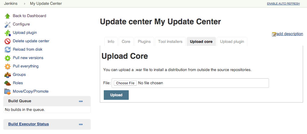 uc upload core