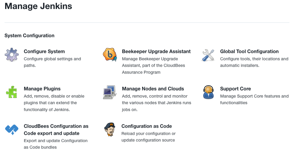 CloudBees Configuration as Code export and update