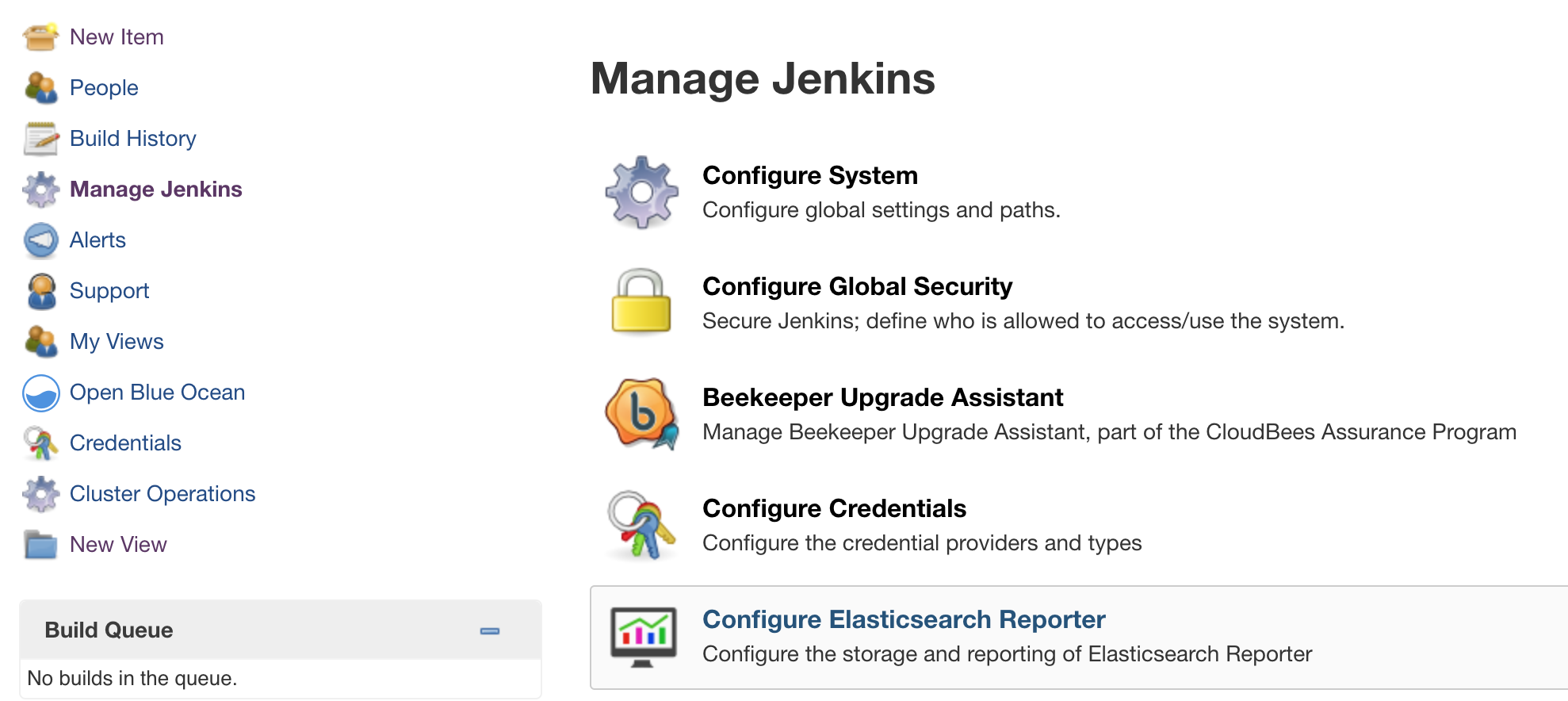 esr manage jenkins