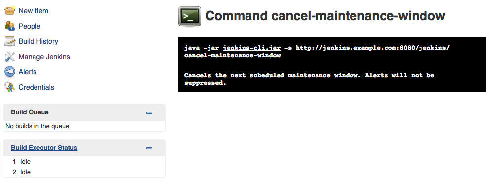 cancel maintenance window cli