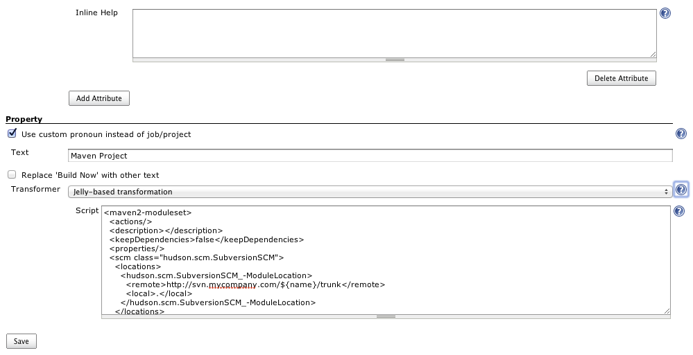 Figure 17. Job Templates