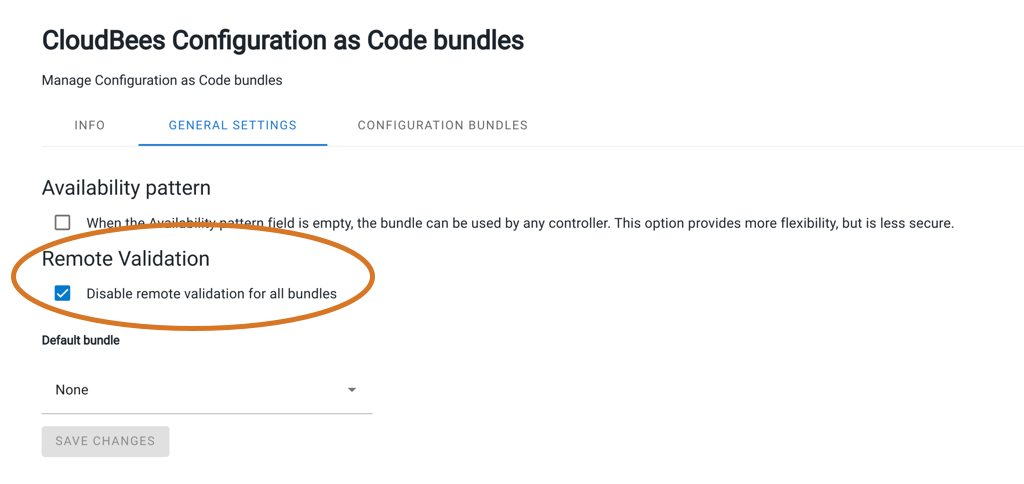 disable remote validation