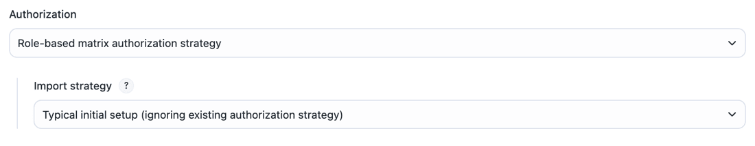 Select Typical initial setup
