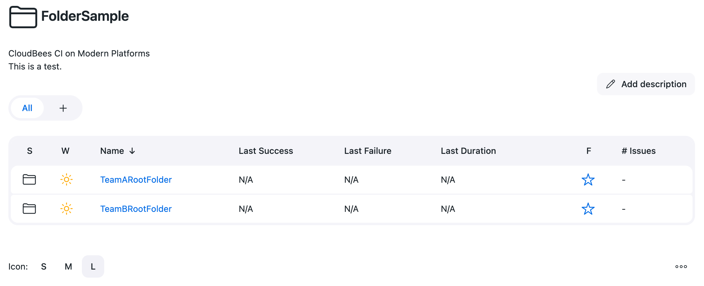 FolderSample with folders