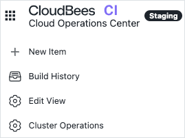 Left navigation pane