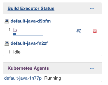 Completed Kubernetes agent provisioning