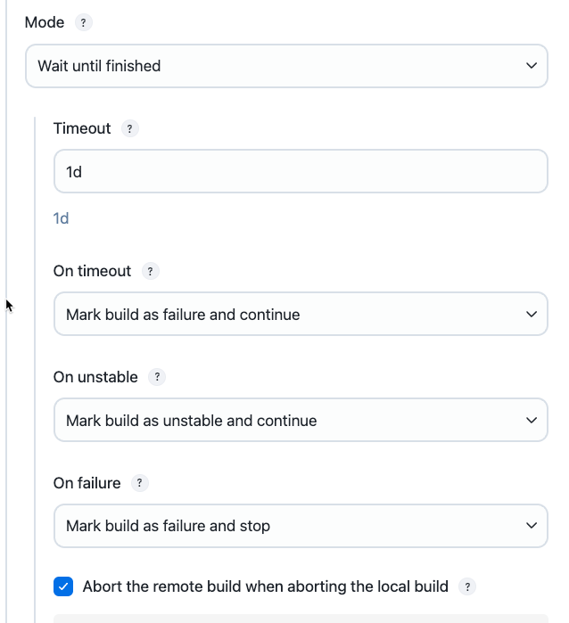 AllowAbort option in the Pipeline Syntax UI