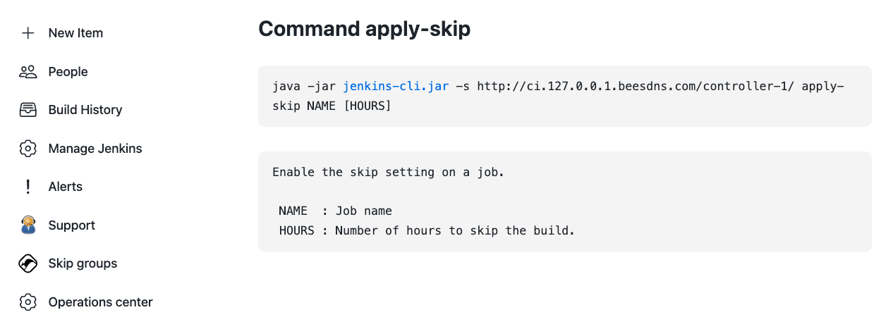 Command apply-skip