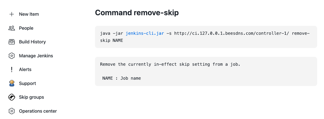 Command remove-skip