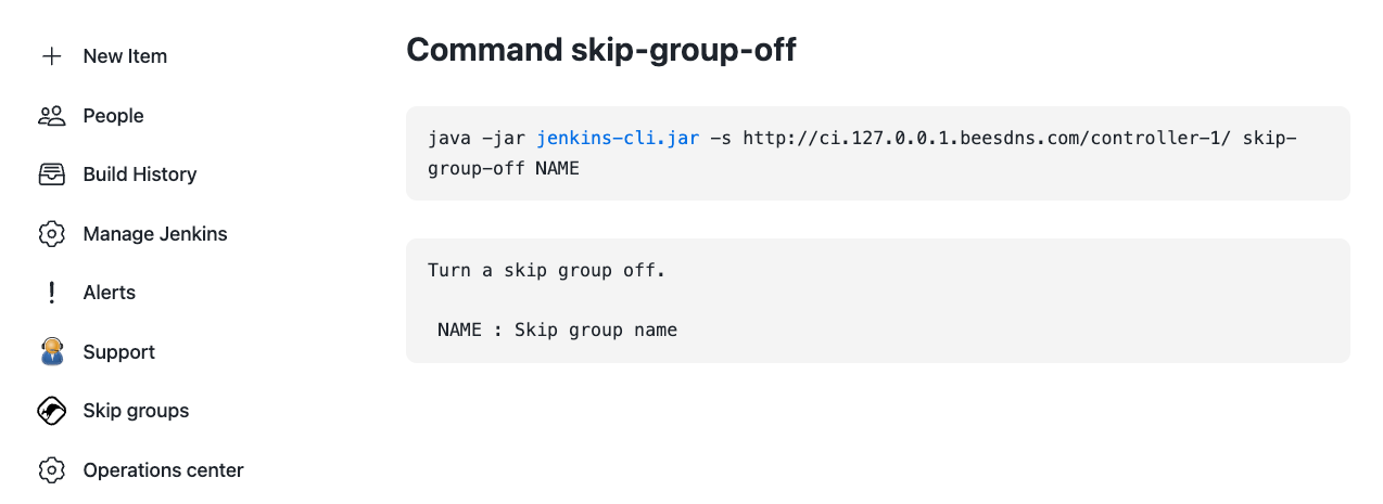 Command skip-group-off