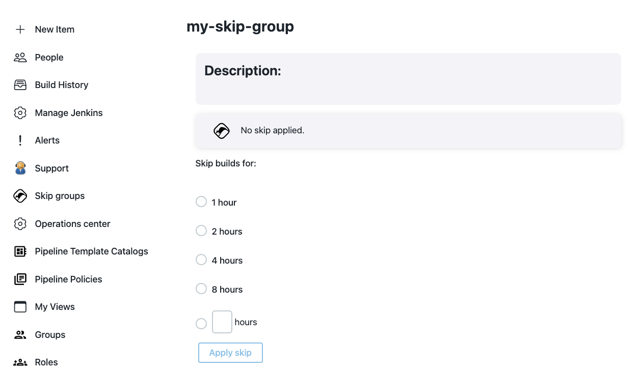 skip groups details