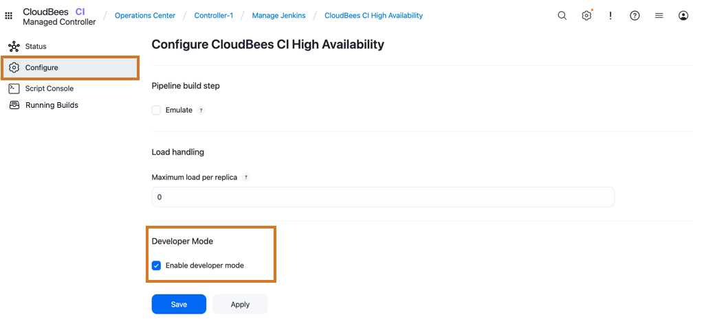 Enable developer mode