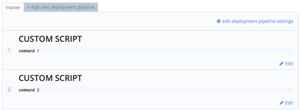 Custom Script Deployment on CloudBees CodeShip Basic