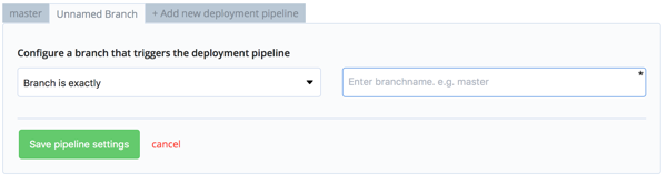 Create Deployment Branch