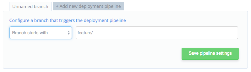 Wildcard Deployment Pipeline Configuration