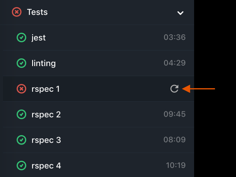 Restarting test pipeline