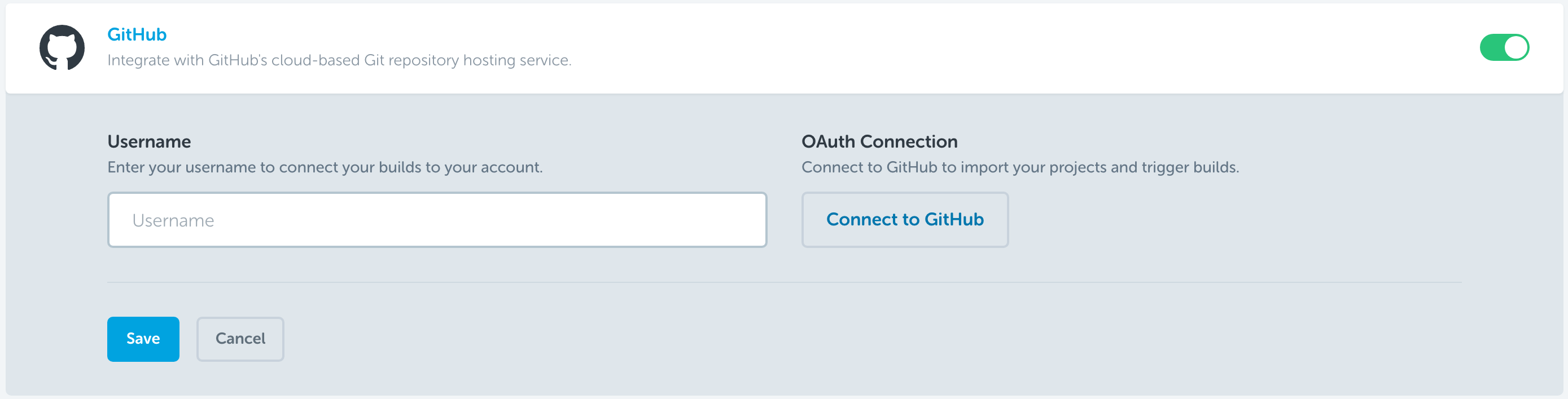 cloud-scm option folded out