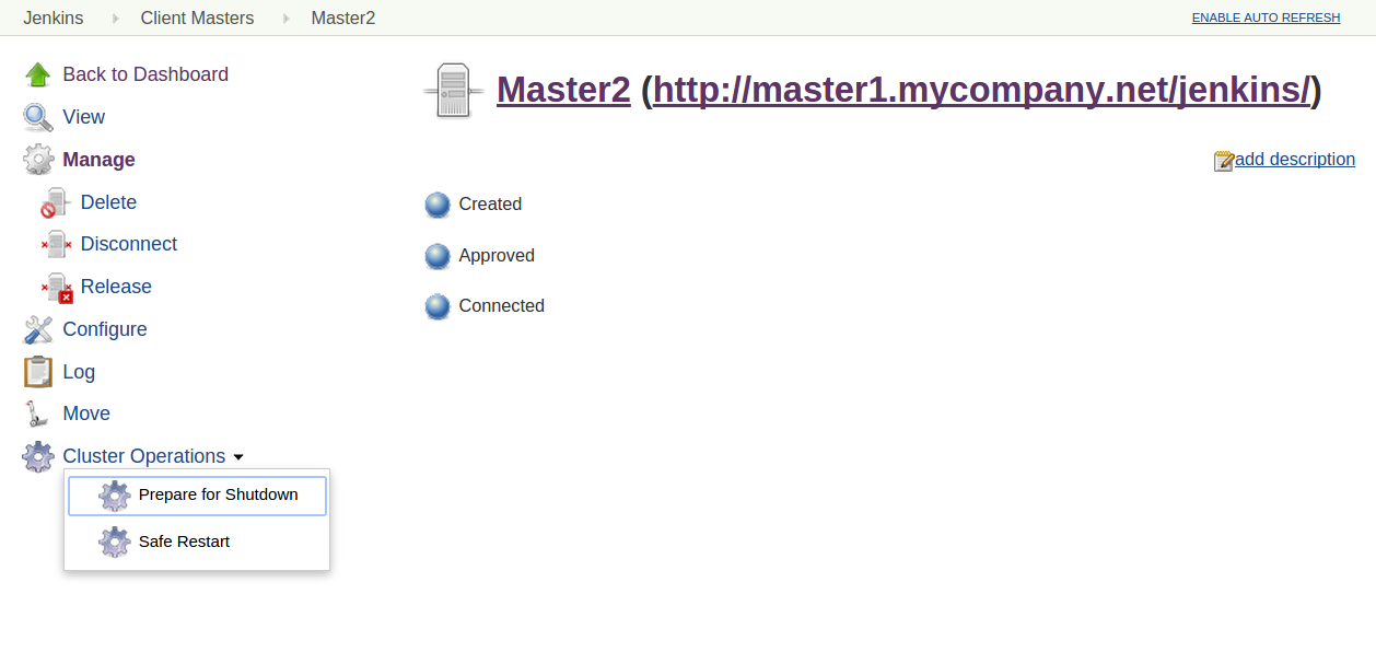 ad hoc from client master