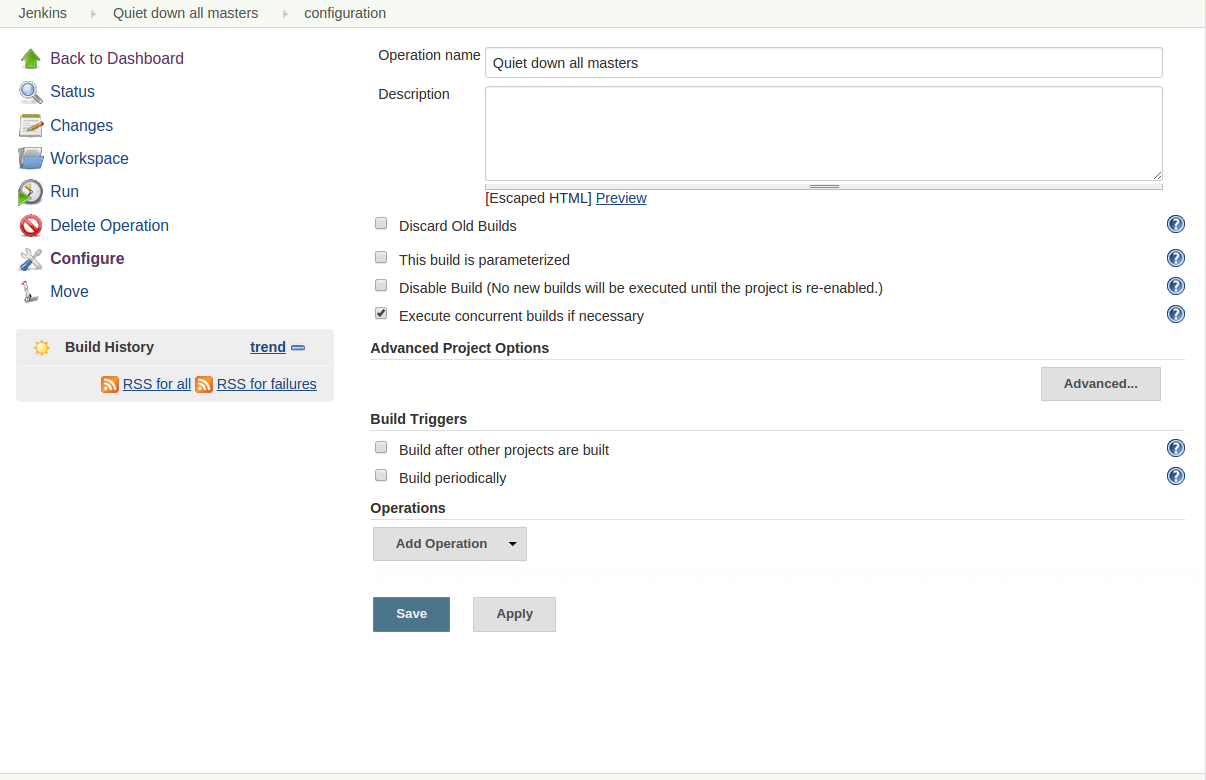 configure