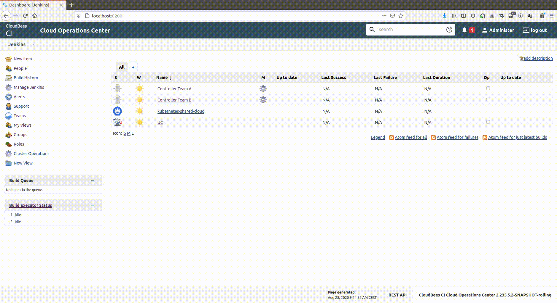 Figure 10. Overall view for administrator, principal, and developer Overall view for administrator