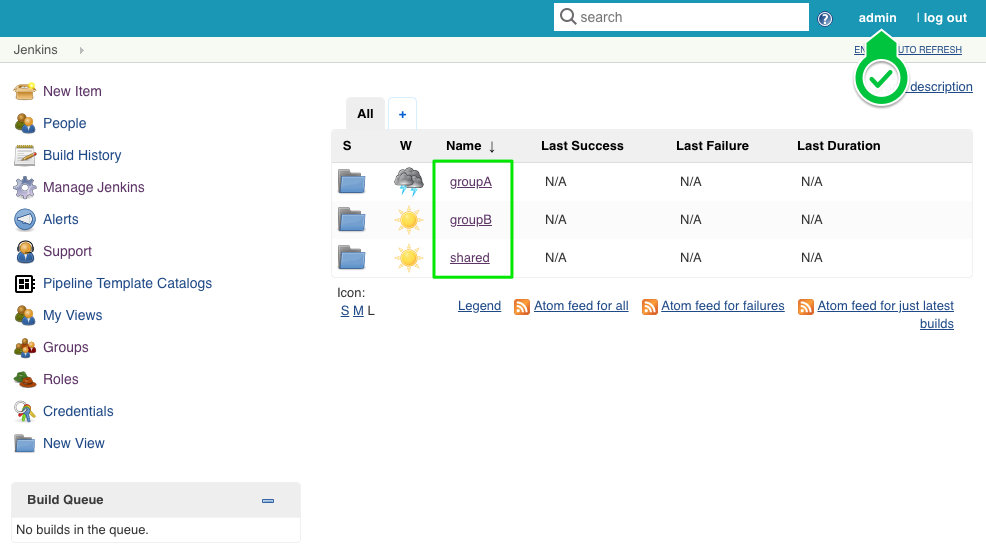 restricting jobs admin view