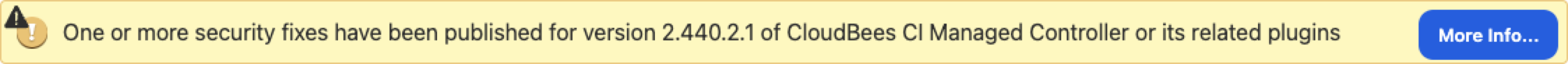 Figure 2. Security Warnings Administrative Monitor: Messages Administrative Monitor messages