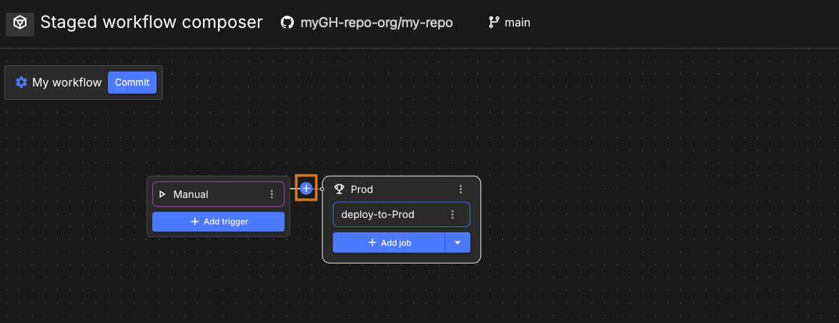 Add a stage to workflow