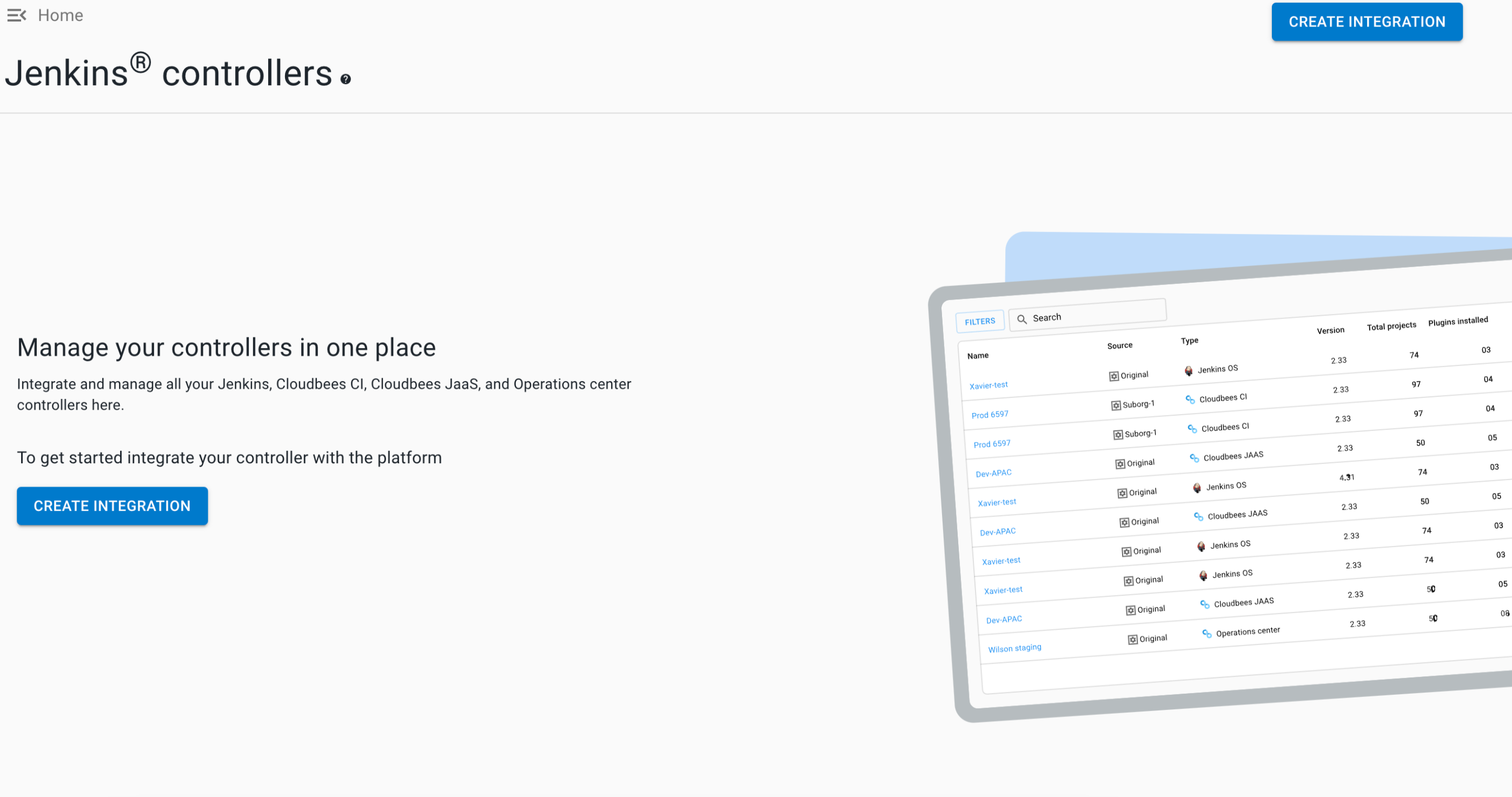 Jenkins controllers onboarding