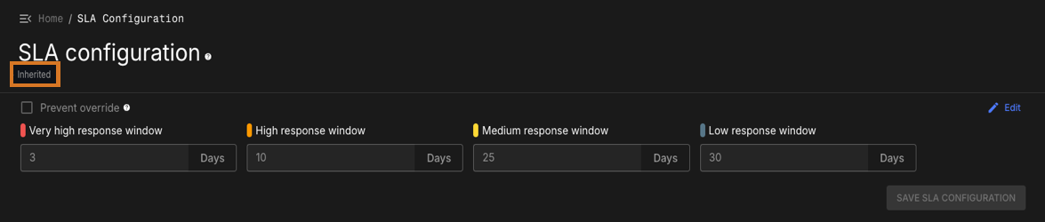sla inheritance status