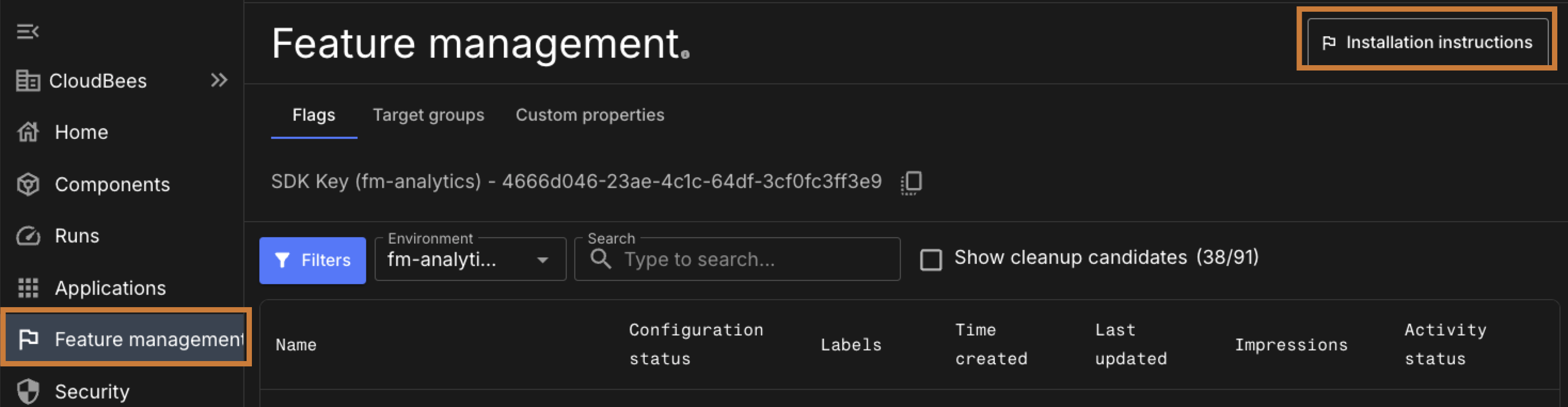 Installation instructions