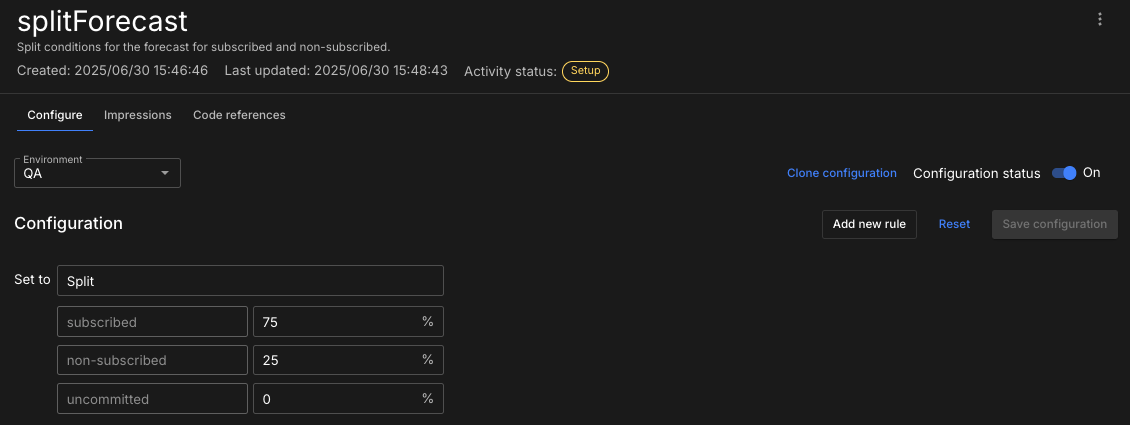 String flag split release